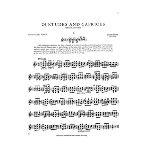 Dont, Jakob - 24 Etudes and Caprices, Op 35 - Violin solo - edited by Carl Flesch - International Edition