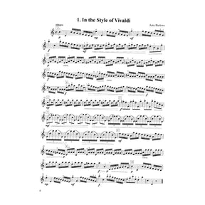 Barlowe, Amy - 12 Etude Caprices Great Composers - Violin Solo - published by Alfred Music