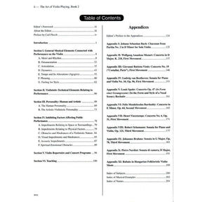 Flesch, Carl - The Art of Violin Playing, Book 2 - edited by Eric Rosenblith - Carl Fischer Edition