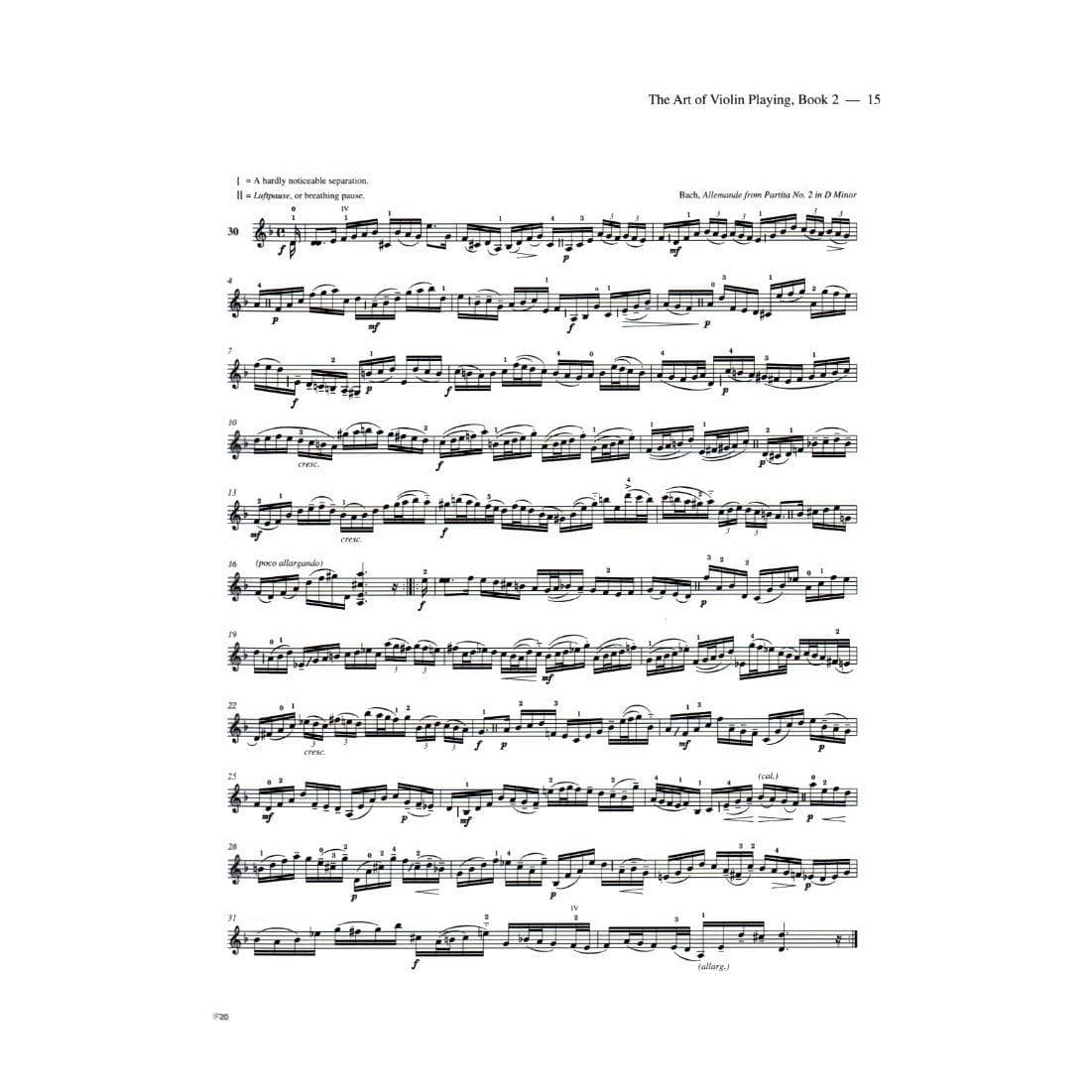 Flesch, Carl - The Art of Violin Playing, Book 2 - edited by Eric Rose