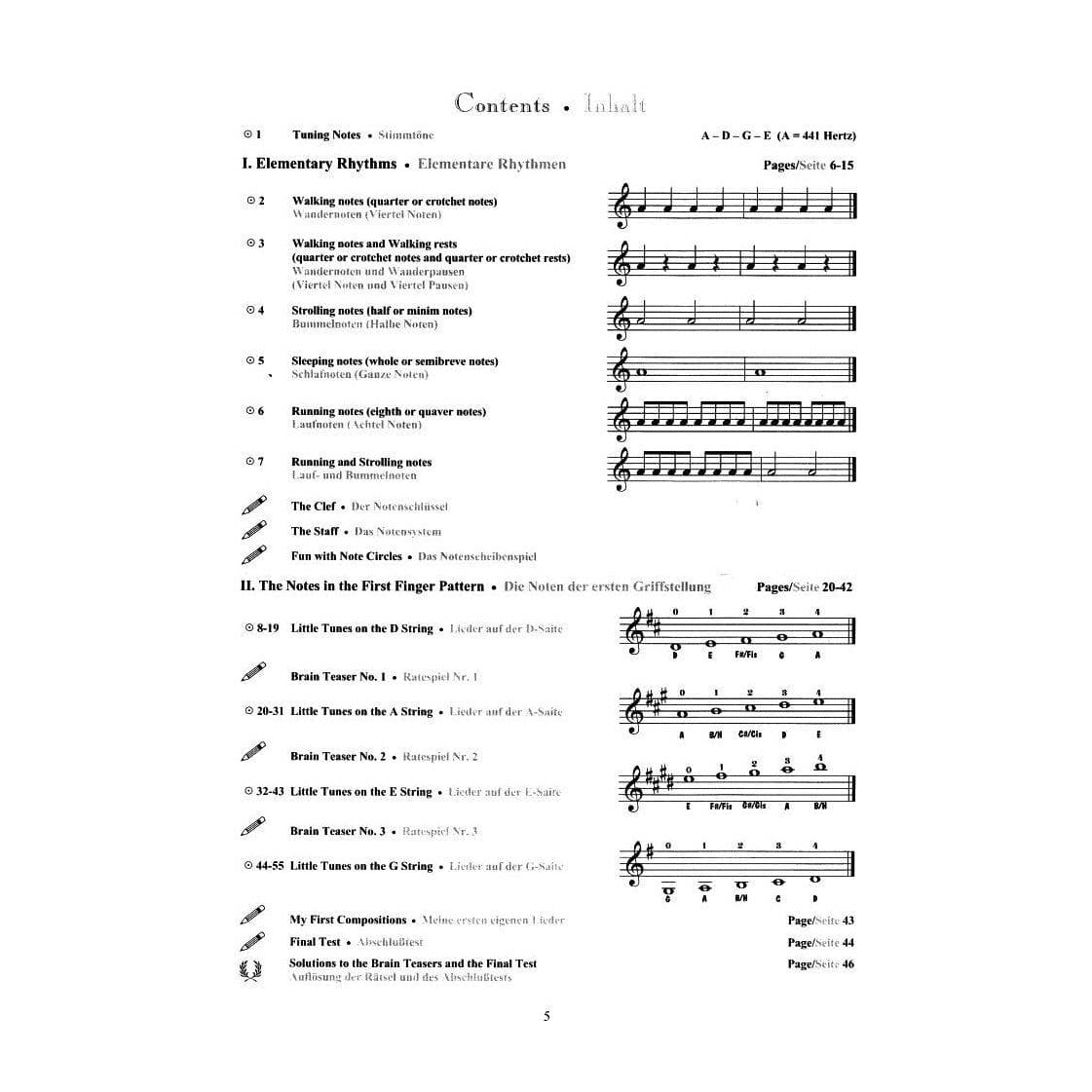 Wartberg, Kerstin - Step By Step My First Note Reading Book - Violin and CD - published by Summy-Brichard