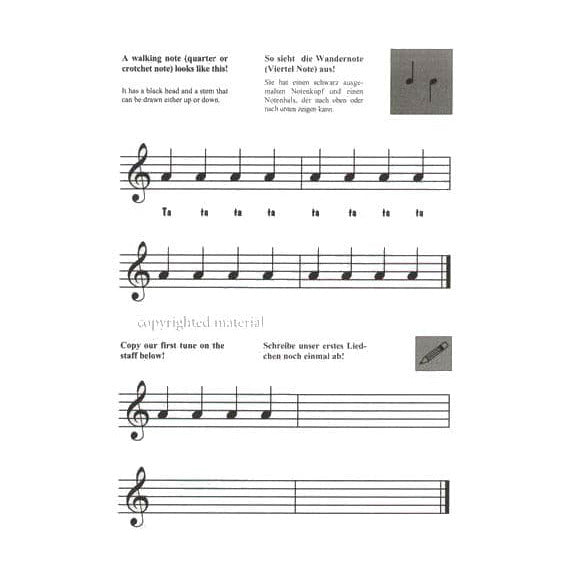 Wartberg, Kerstin - Step By Step My First Note Reading Book - Violin and CD - published by Summy-Brichard