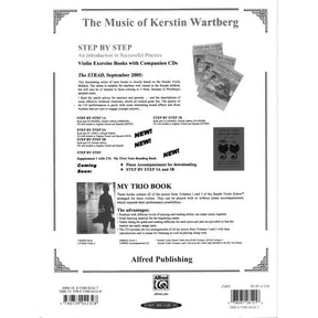 Wartberg, Kerstin - Step By Step My First Note Reading Book - Violin and CD - published by Summy-Brichard