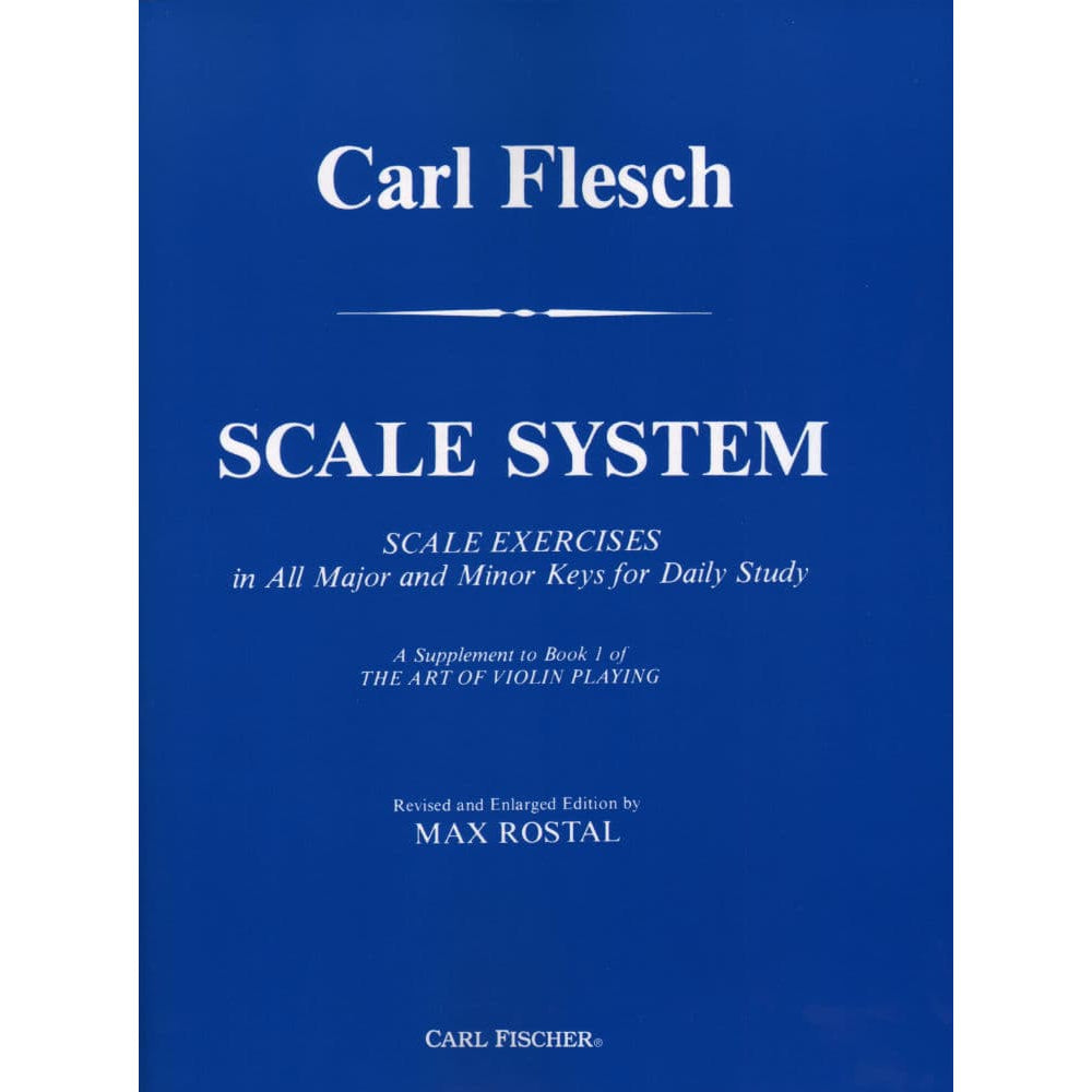 Carl Flesch Scale System for Violin - Revised by Rostal - Fischer Edition