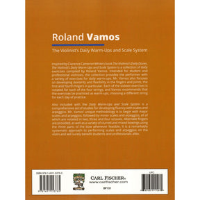 Vamos, Roland - The Violinist's Daily Warm Ups and Scale System - Carl Fischer