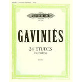 Gaviniès, Pierre - 24 Etudes (Matinées) - Violin solo - edited by Walther Davisson - Edition Peters