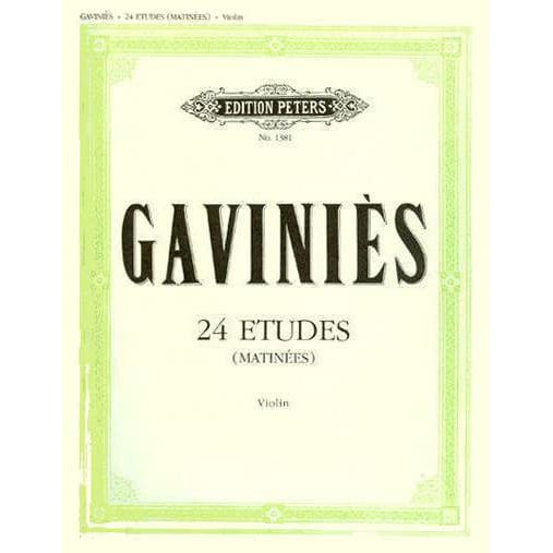 Gaviniès, Pierre - 24 Etudes (Matinées) - Violin solo - edited by Walther Davisson - Edition Peters