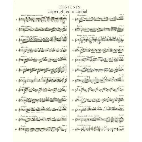 Gaviniès, Pierre - 24 Etudes (Matinées) - Violin solo - edited by Walther Davisson - Edition Peters
