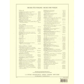 Gaviniès, Pierre - 24 Etudes (Matinées) - Violin solo - edited by Walther Davisson - Edition Peters