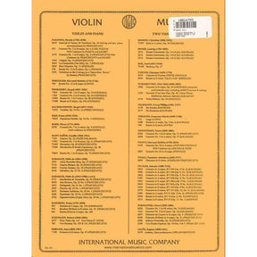 Orchestral Excerpts, Volume 2 - Violin - edited by Josef Gingold - International Music Company