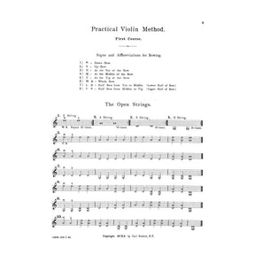 Hohmann, CH - Practical Violin Method, Book 1 - Violin solo - revised by WF Ambrosio - Carl Fischer Edition