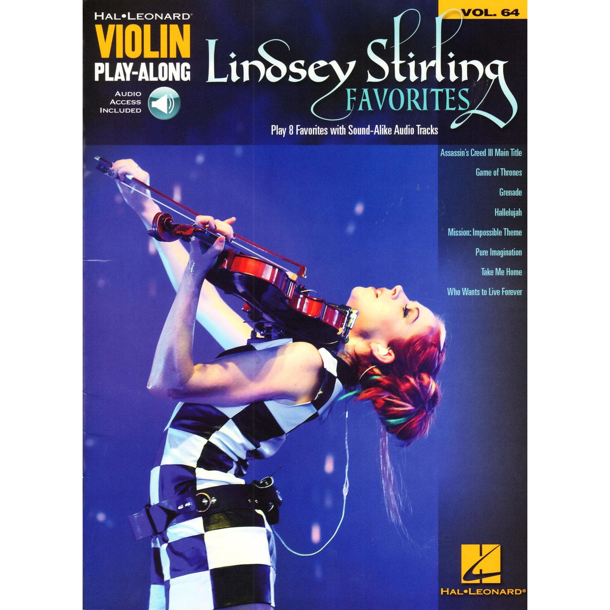 Lindsey Stirling Favorites - Violin Play-Along Vol. 64 - for Violin with Audio Accompaniment - Hal Leonard