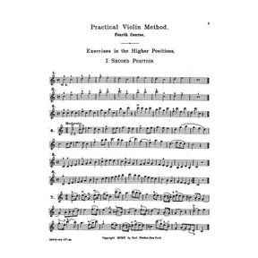 Hohmann, CH - Practical Violin Method, Book 4 - Violin solo - edited by WF Ambrosio - Carl Fischer Edition