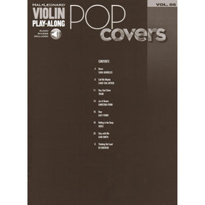 Pop Covers - for Violin with Audio Accompaniment - Violin Play-Along Vol. 66 - Hal Leonard