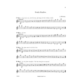 Hřímalý, Jan - Scale Studies - Violin solo - G Schirmer Edition