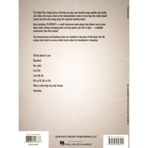 The Beatles - Violin Play-Along Vol. 60 - for Violin with Audio Accompaniment - Hal Leonard