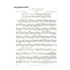 Kayser, Heinrich Ernst - 36 Elementary and Progressive Studies, Op 20 (Complete) - Violin - edited by Gingold - International Music Co
