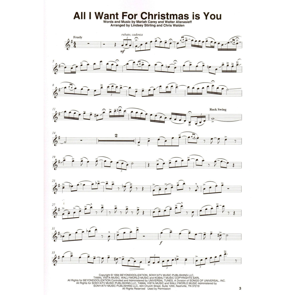 Violin Play-Along Volume 72: Lindsey Stirling, Warmer in the Winter - for Violin - with Online Audio Access - Hal Leonard