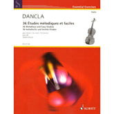 Dancla, Charles - 36 Melodious And Easy Studies, Op 84 - for Violin - edited by Julia and Martin Muller-Runte - Schott