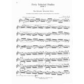 Mazas, JF - 40 Selected Studies, Op 36 Book 1 - Violin - edited by Franko - Schirmer