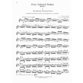 Mazas, JF - 40 Selected Studies, Op 36 Book 1 - Violin - edited by Franko - Schirmer
