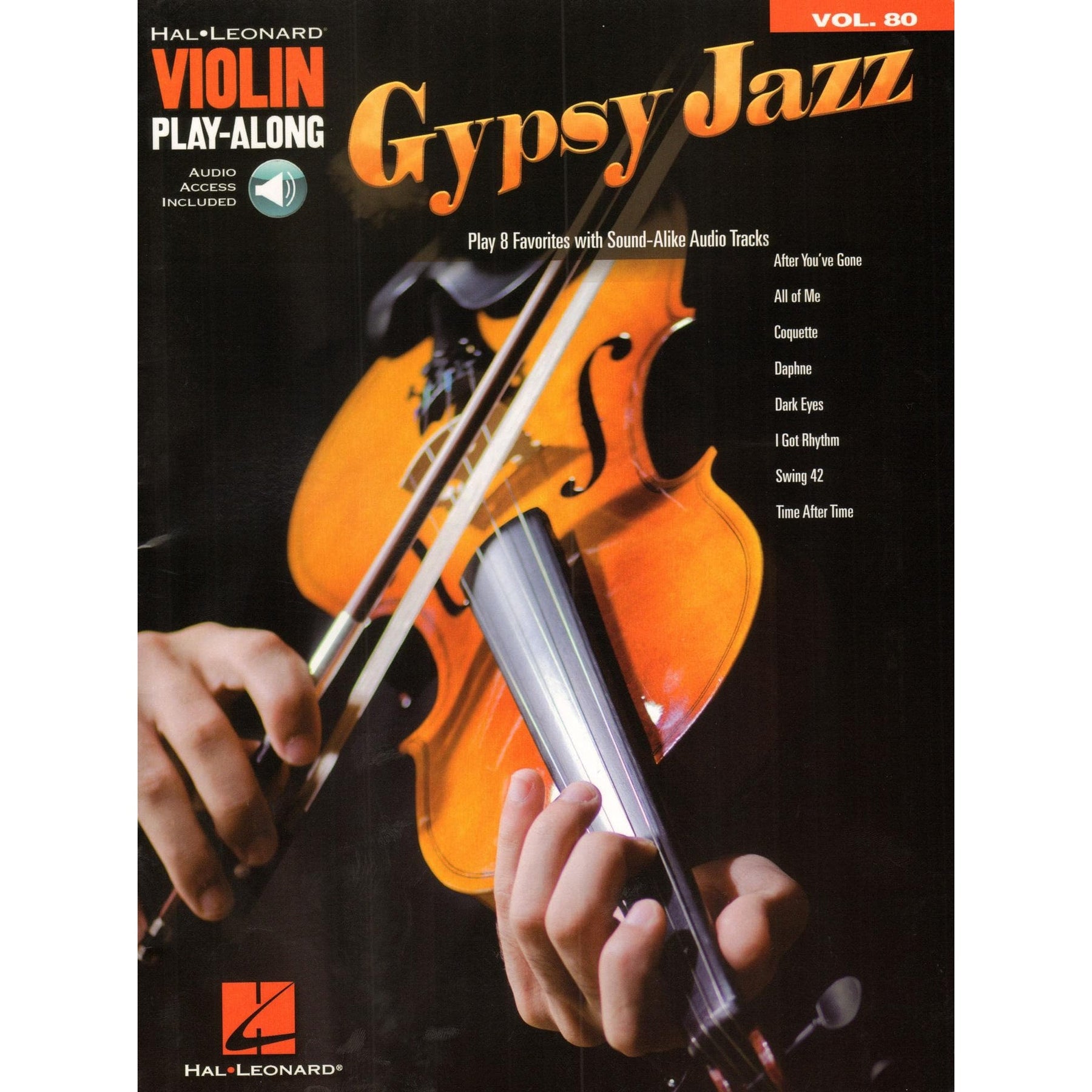 Gypsy Jazz Favorites - Violin Play-Along, Vol 80 - Violin with Audio Play-Along - Hal Leonard
