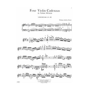Milstein, Nathan - Nathan Milstein: Four Violin Cadenzas - Violin - Boosey and Hawkes