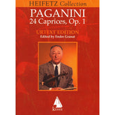Paganini, Nicolo - 24 Caprices, Op. 1 - URTEXT Edition by Endre Granat - Keiser Publications - Heifetz Collection