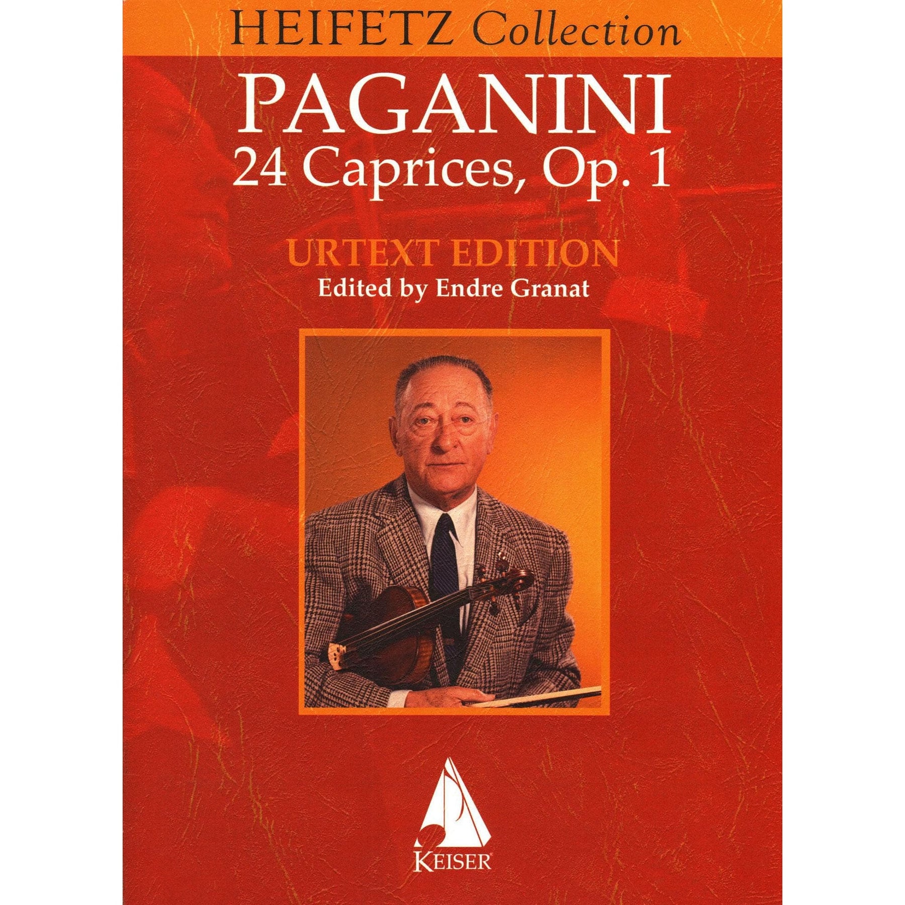Paganini, Nicolo - 24 Caprices, Op. 1 - URTEXT Edition by Endre Granat - Keiser Publications - Heifetz Collection