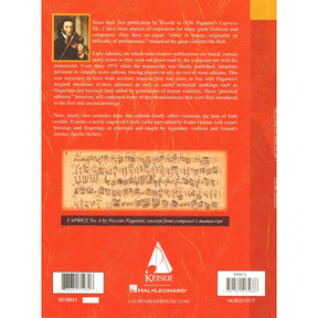 Paganini, Nicolo - 24 Caprices, Op. 1 - URTEXT Edition by Endre Granat - Keiser Publications - Heifetz Collection