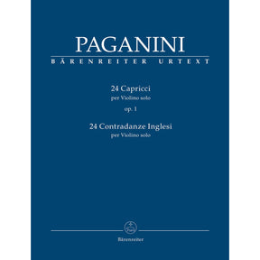 Paganini, Niccolo - 24 Caprices for Solo Violin - edited by Daniela Macchione - Barenreiter URTEXT