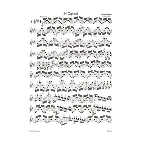 Paganini, Niccolo - 24 Caprices for Violin, Op 1 - Solo Violin - edited by R Ricci - Edito Musica Budapest