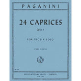 Paganini, Niccolo - 24 Caprices for Violin, Op 1 - Solo Violin - edited by Carl Flesch - International Music Company
