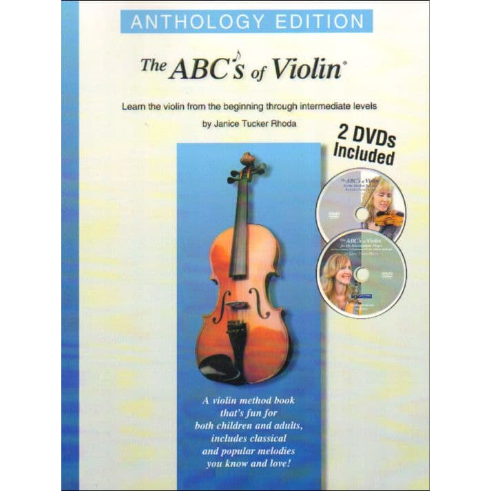 Rhoda, Janice Tucker - The ABCs of Violin, Anthology Edition - Book/2-DVD set - Carl Fischer Edition