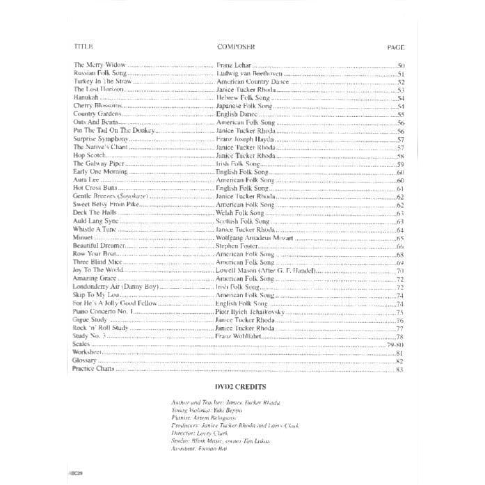Rhoda, Janice Tucker - The ABCs of Violin, Anthology Edition - Book/2-DVD set - Carl Fischer Edition