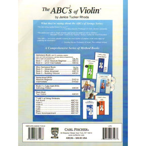 Rhoda, Janice Tucker - The ABCs of Violin, Anthology Edition - Book/2-DVD set - Carl Fischer Edition