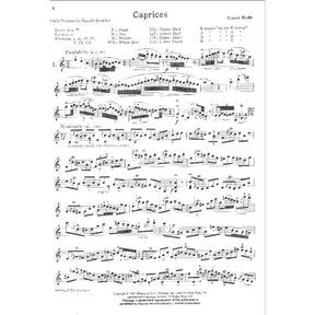 Rode, Pierre - 24 Caprices for the Violin - G Schirmer