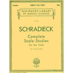 Schradieck, Henry - Scale Studies for the Violin - G Schirmer