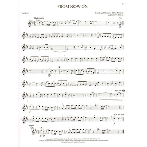 The Greatest Showman - Instrumental Play-Along - for Violin with Online Audio - Hal Leonard
