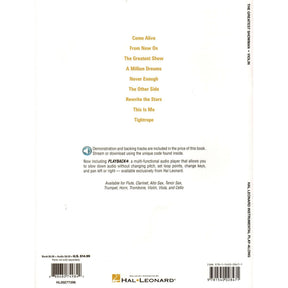 The Greatest Showman - Instrumental Play-Along - for Violin with Online Audio - Hal Leonard