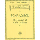 Schradieck, Henry - School of Violin-Technics, Book 3 - G Schirmer