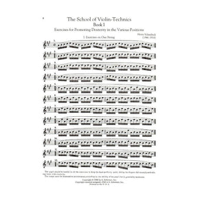 Schradieck - The School of Violin Technics, Books 1-3 and Complete Scale Studies for Violin - Schirmer's Library of Musical Classics