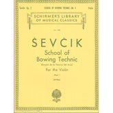 Sevcik, Otakar - School of Bowing Technic, Op 2 Part 1 - for Violin - G Schirmer