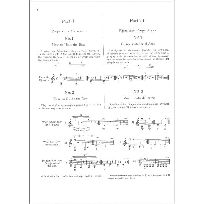 Sevcik, Otakar - School of Bowing Technic, Op 2 Part 1 - for Violin - G Schirmer
