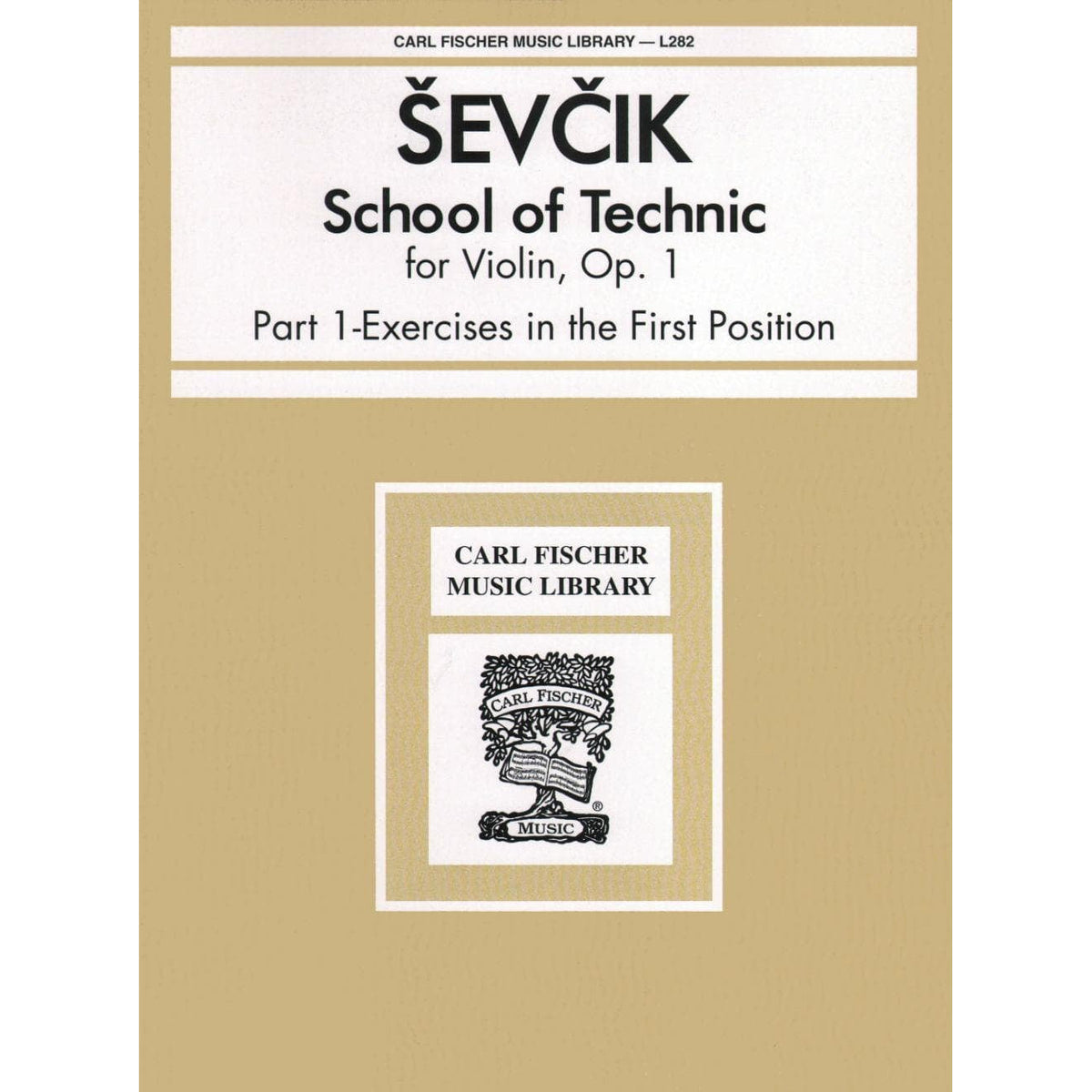 Sevcik, Otakar - School of Violin Technics Op 1 - Book 1 Published by Carl Fischer