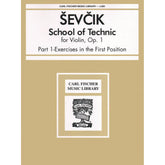 Sevcik, Otakar - School of Violin Technics Op 1 - Book 1 Published by Carl Fischer