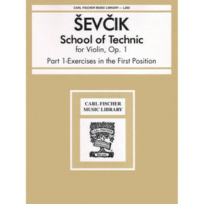 Sevcik, Otakar - School of Violin Technics Op 1 - Book 1 Published by Carl Fischer