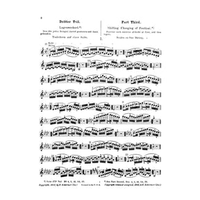 Sevcik, Otakar - School of Violin Technics, Op 1 Book 3 Published by G Schirmer