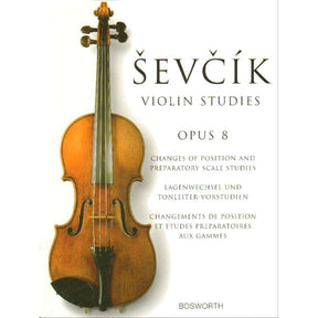 Sevcik, Otakar - Shifting the Position & Preparatory Scale, Op 8 - Violin - published by Bosworth & Co