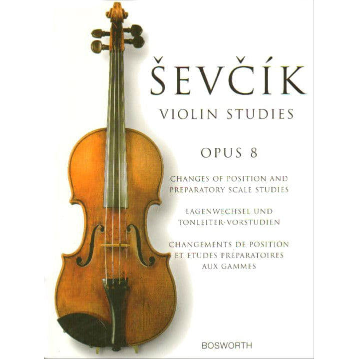 Sevcik, Otakar - Shifting the Position & Preparatory Scale, Op 8 - Violin - published by Bosworth & Co